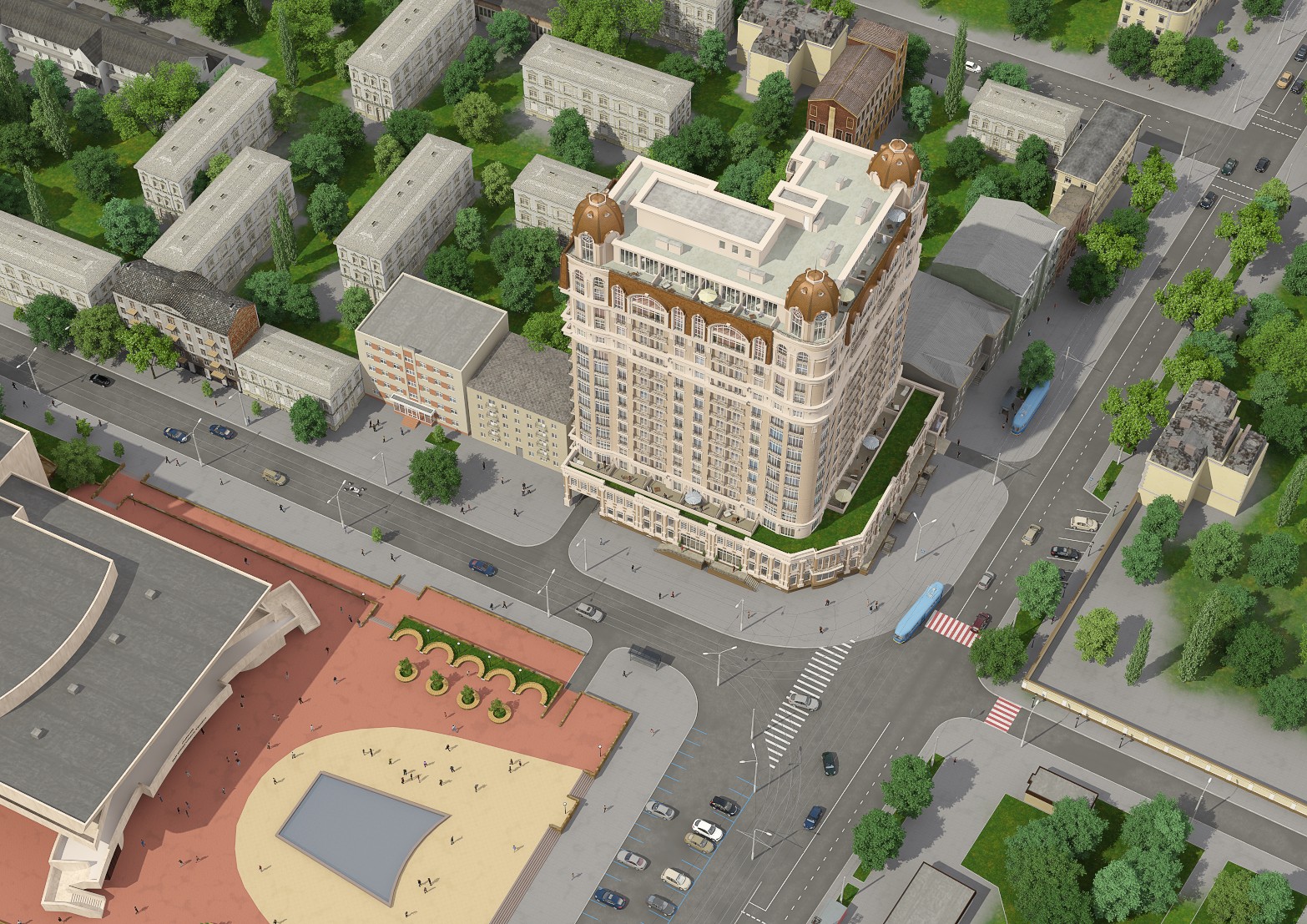 Бельетаж Будинок на Белинського (Леонтовича)