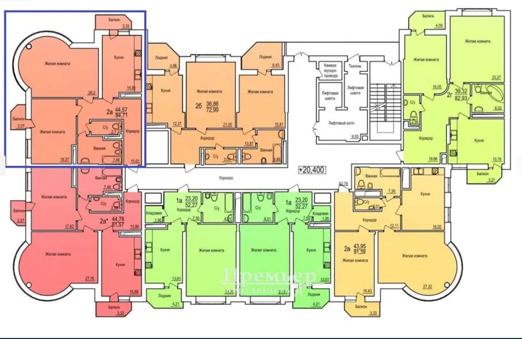 2х комнатная квартира на улице Фонтанская дорога ЖК ПОЮЩИЙ ФОНТАН