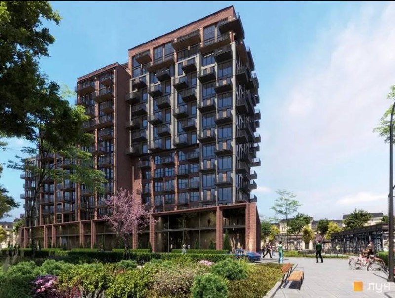 Двухкомнатная квартира в ЖК Пространство на Инглези