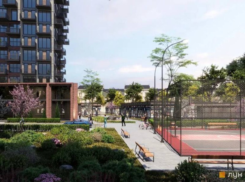 Двухкомнатная квартира в ЖК Пространство на Инглези