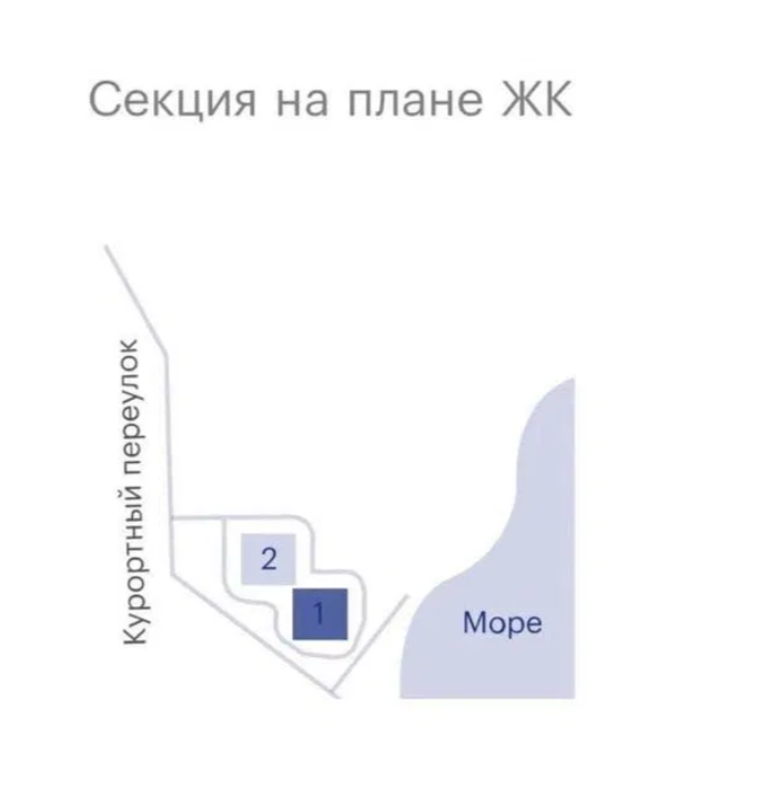 Видовая квартира в ЖК" Морская Резиденция"