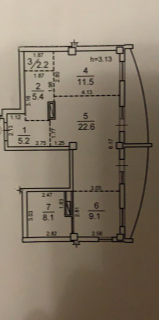 Квартира  на Французький бульвар вул