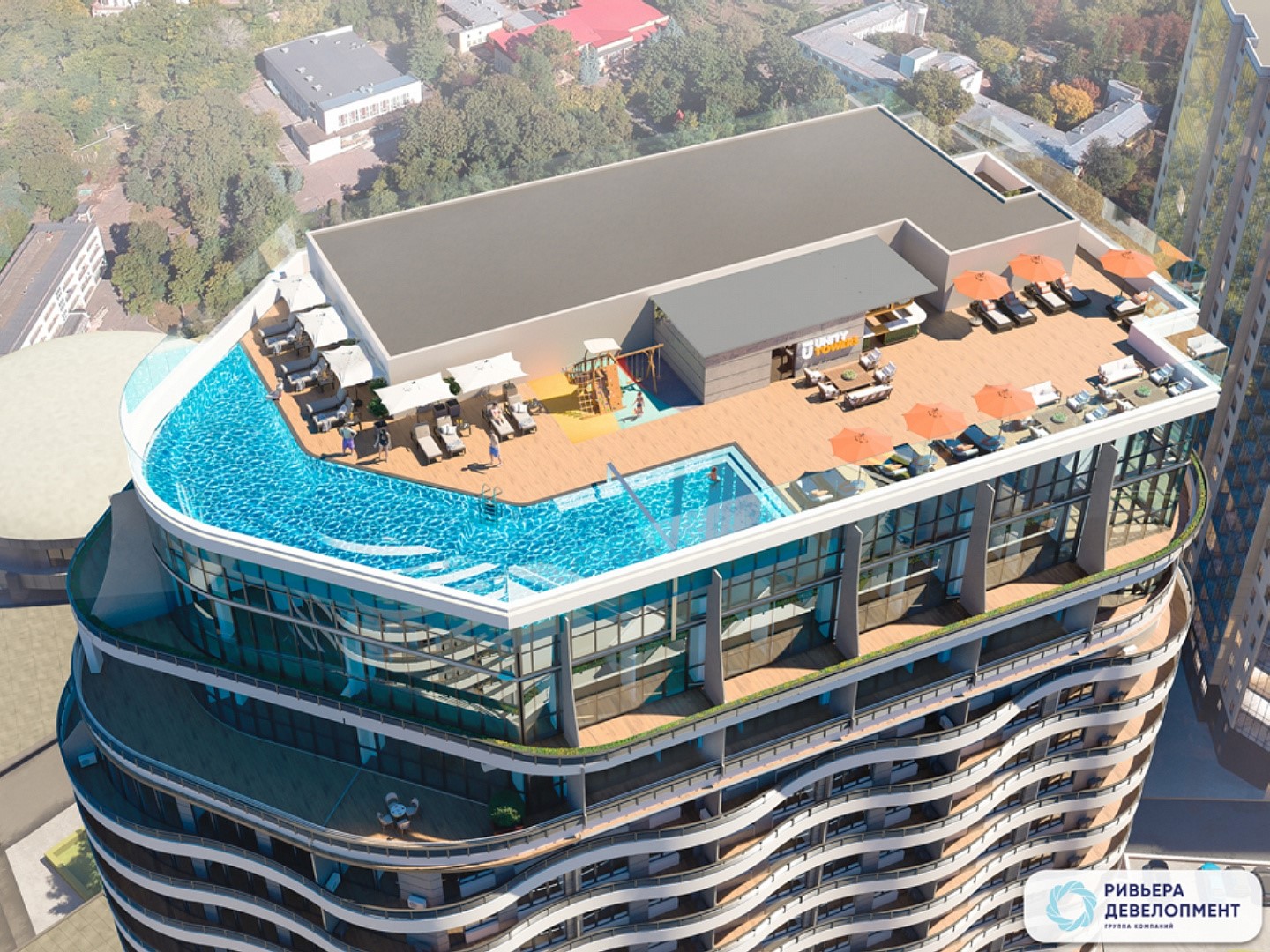 Просторная студия в Unity Towers башня Б