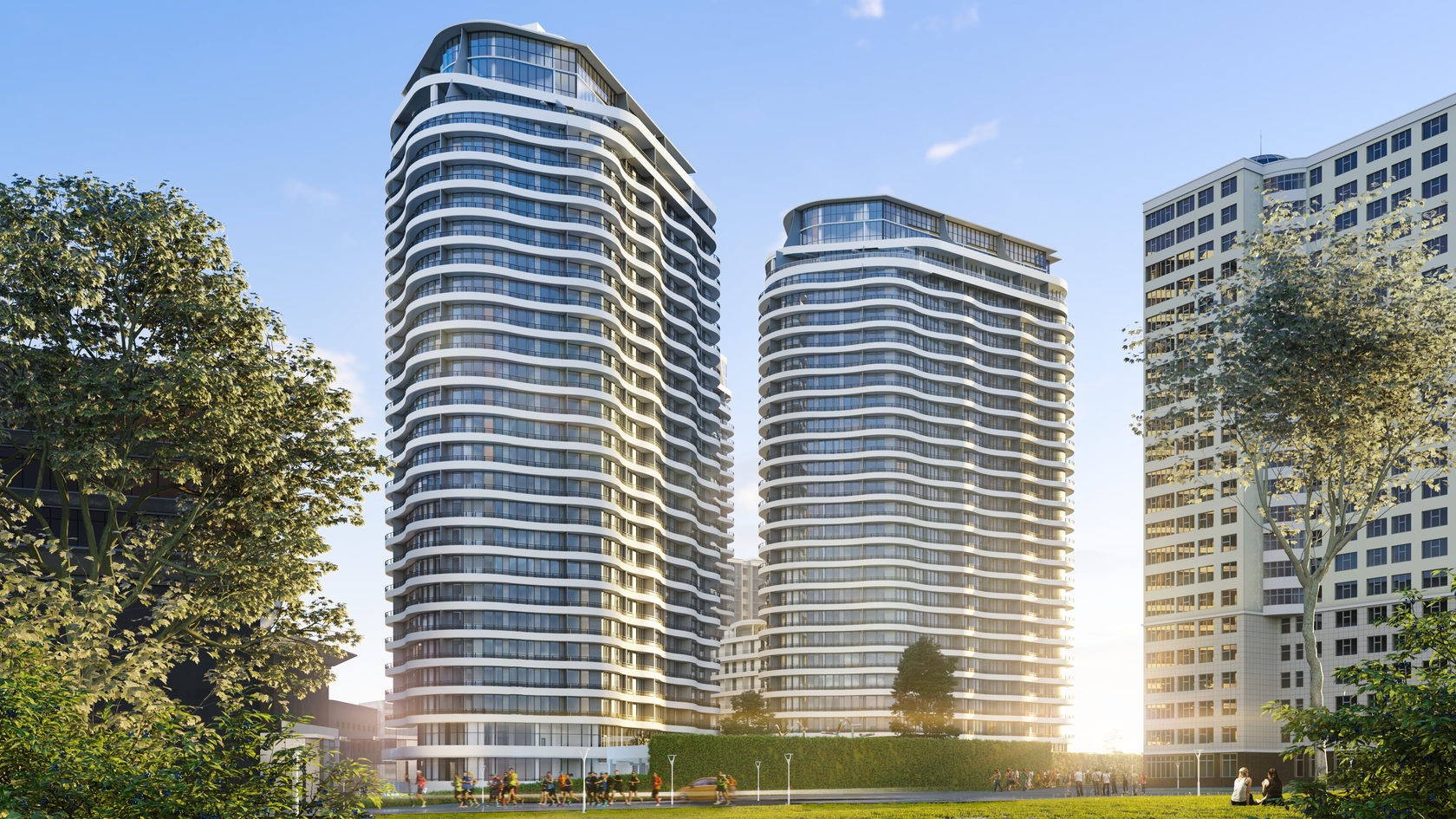 Видовая квартира в Аркадии жк Unity Towers Башня А