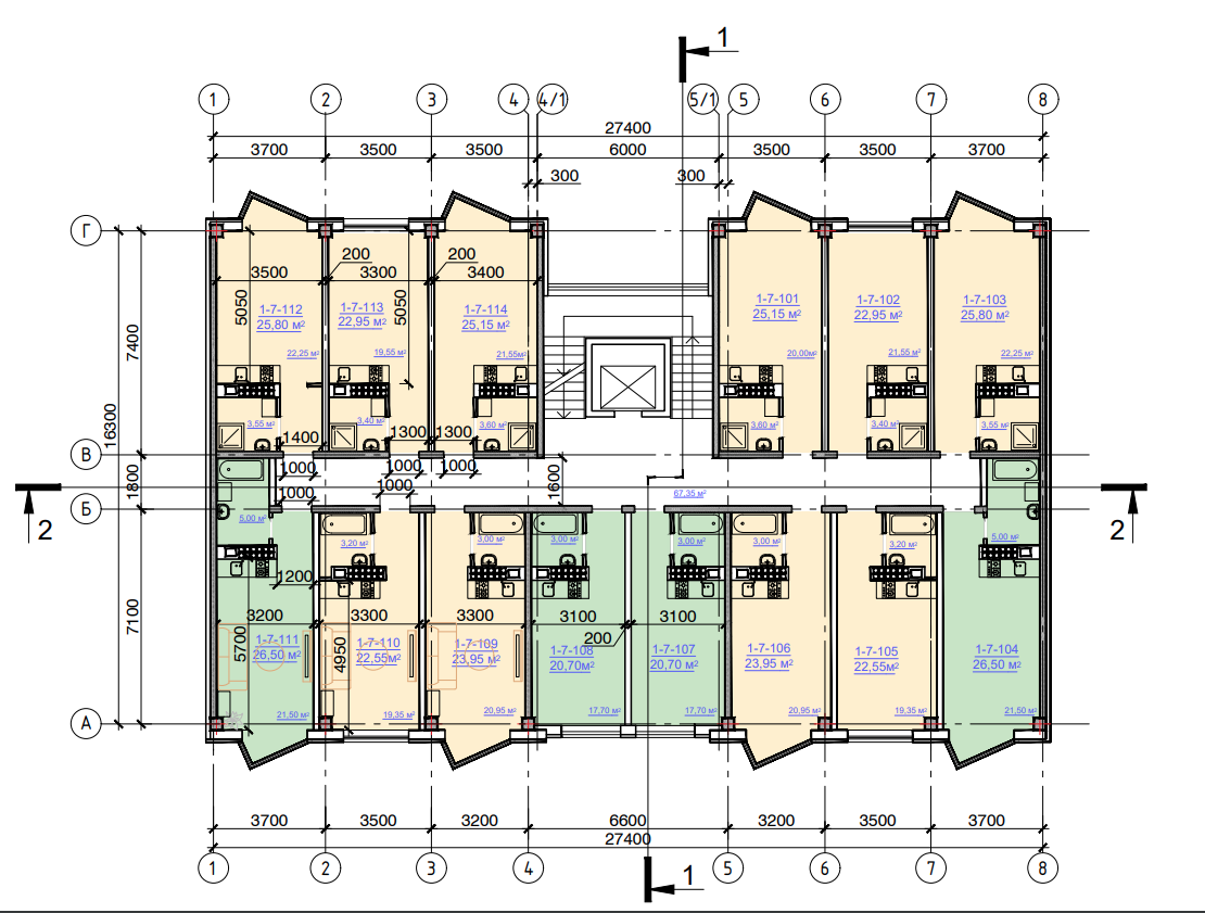 Квартира на Чорноморського казацтва вул.