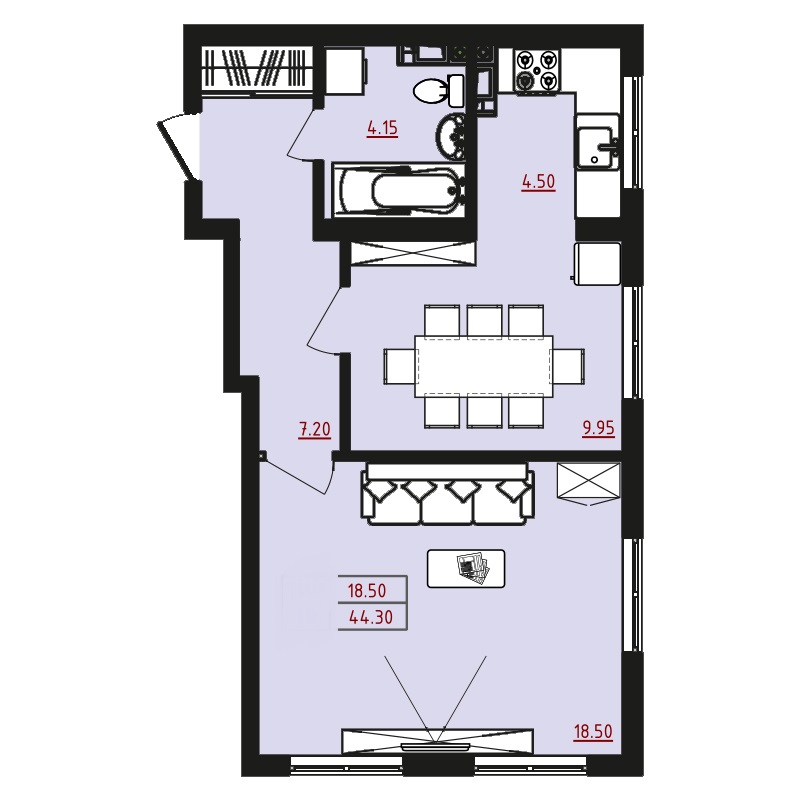 Квартира на Марсельской ул