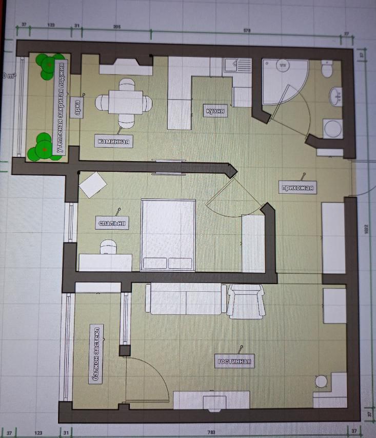 У продажі 2х кімнатна квартира на вул.Сонячній