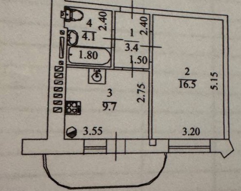 Квартира Семена Палия ул