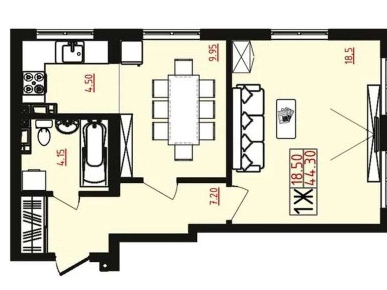 Квартира на Масельській вул.