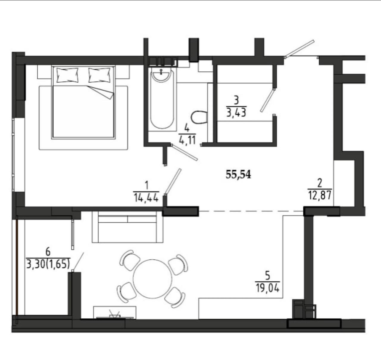 Квартира на Чехова вул.