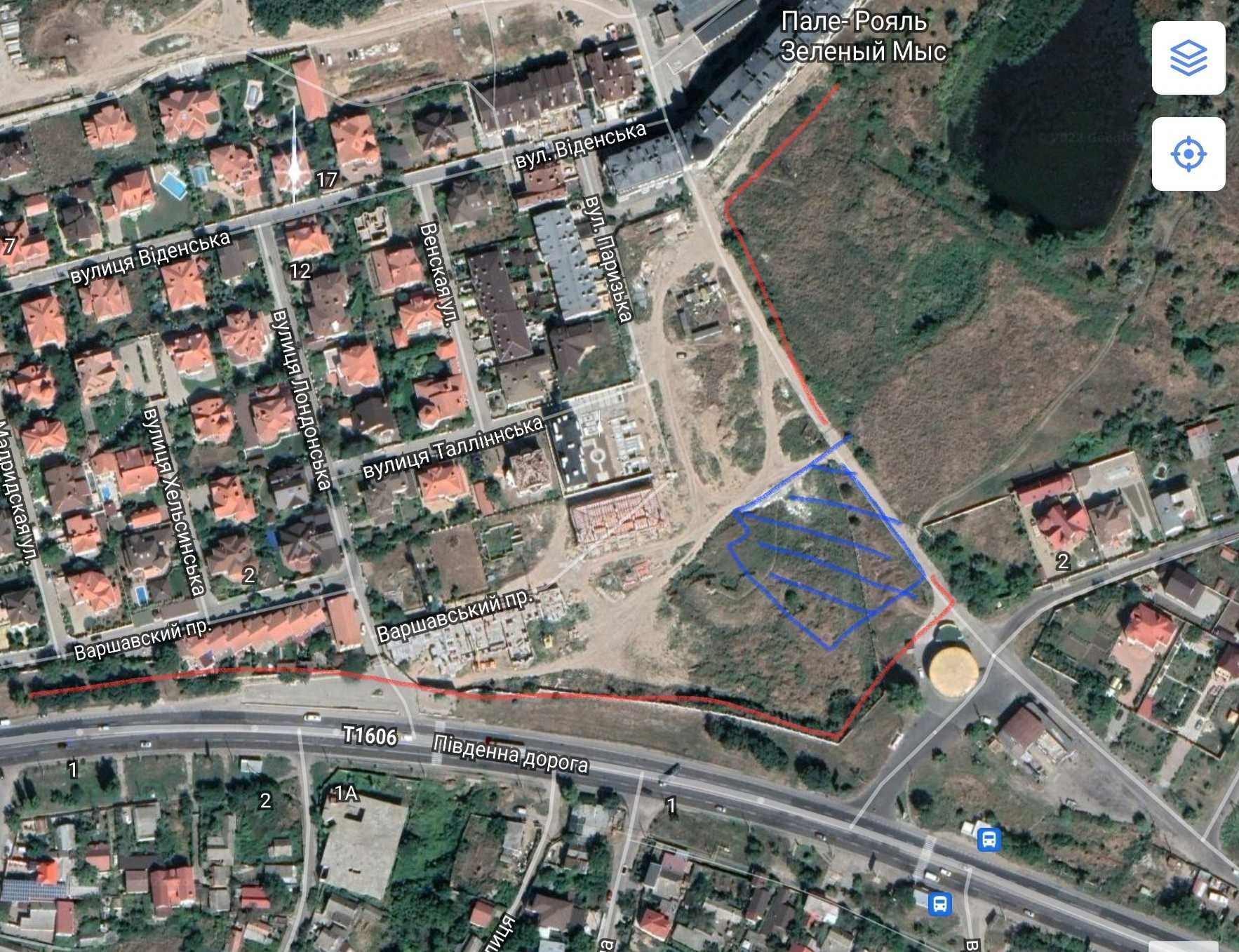 The land plot on the Italian Boulevard, ul.