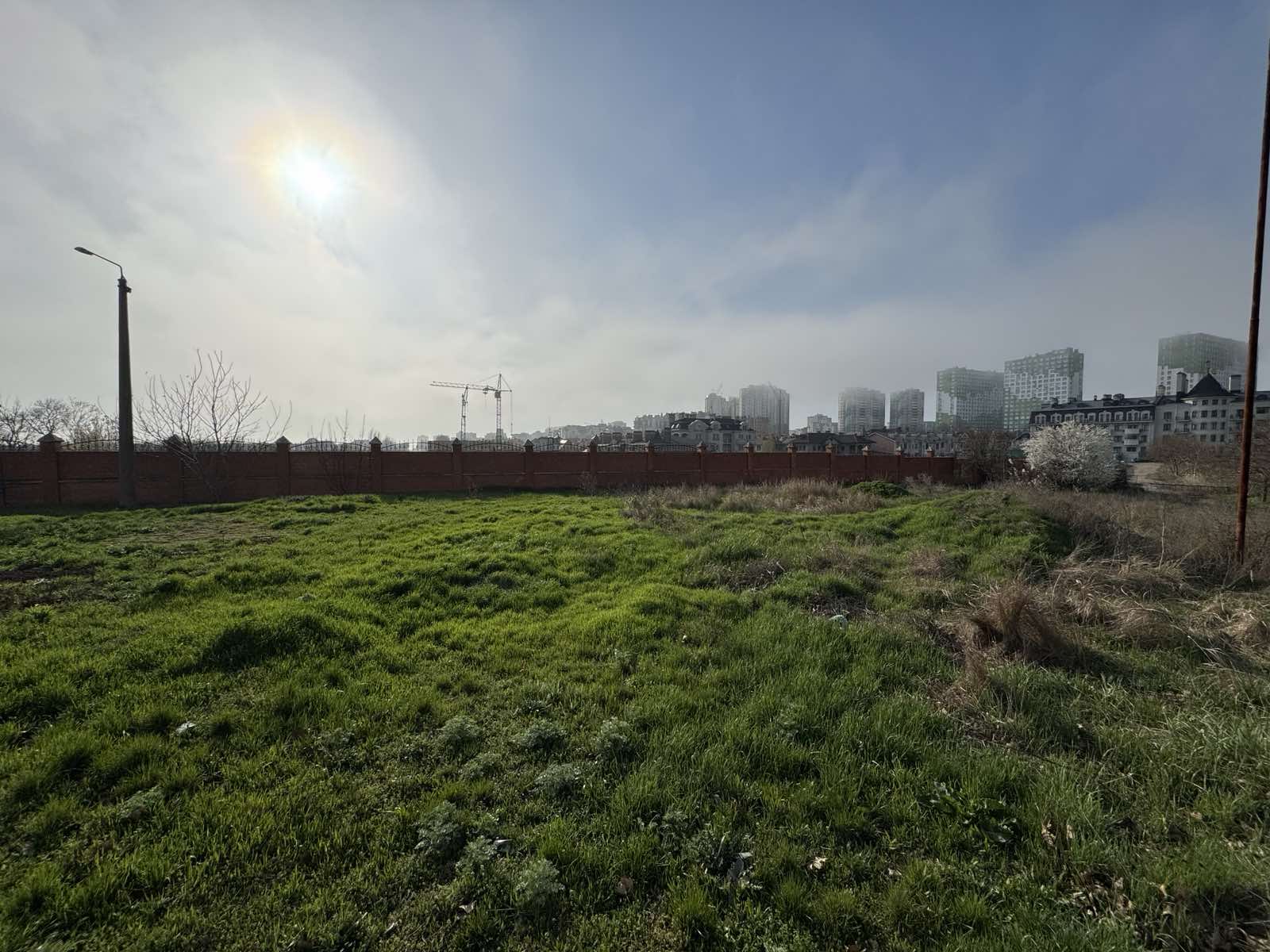 The land plot on the Italian Boulevard, ul.