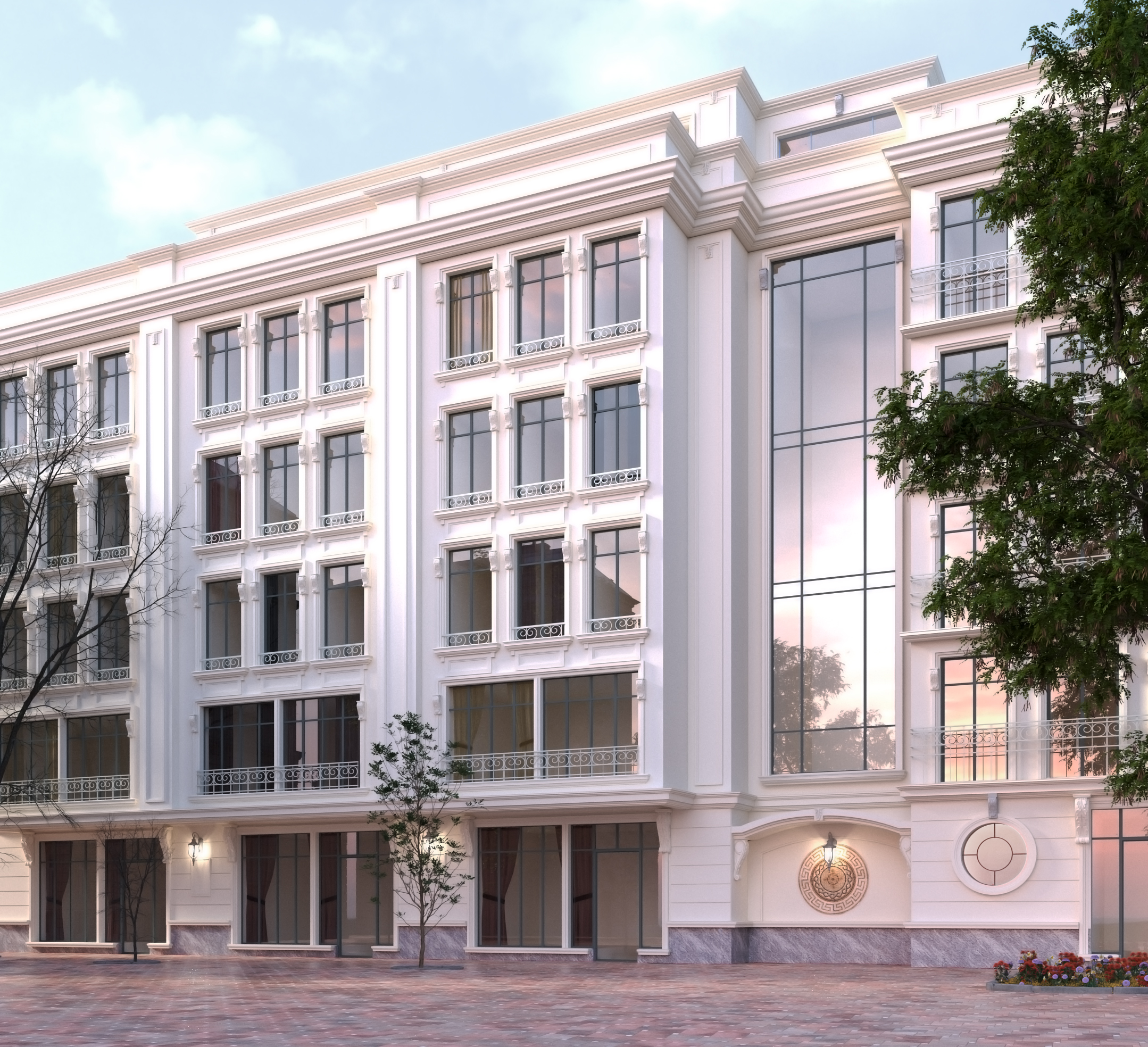 An ideal location for the construction of a new hotel building.