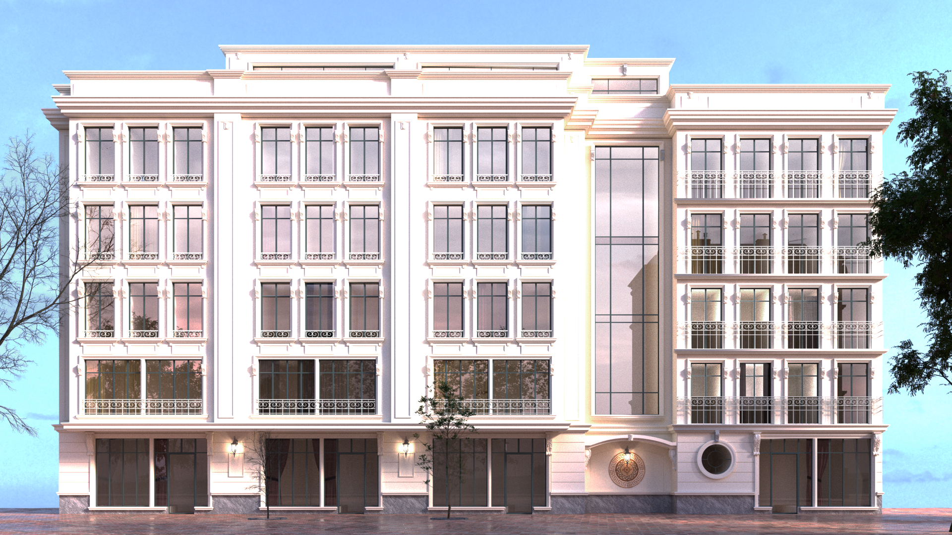 An ideal location for the construction of a new hotel building.